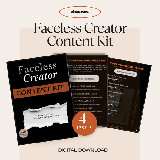 The Faceless Creator Content Kit